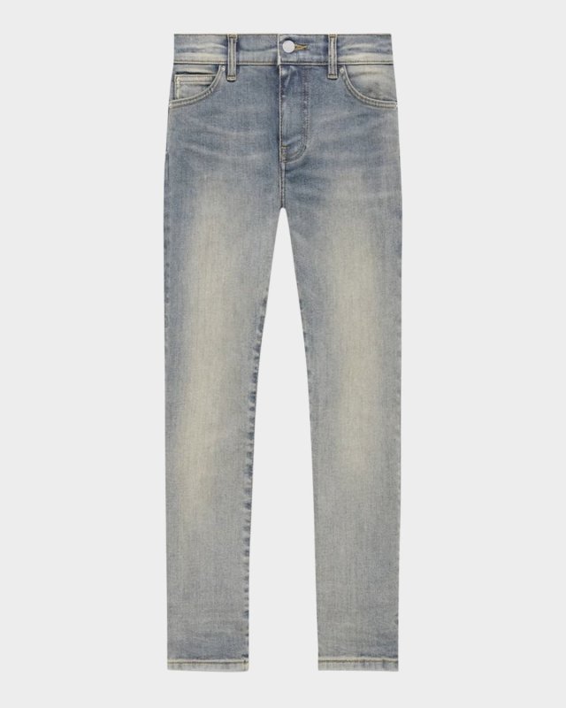 Boy's Stack Light Wash Jeans, Size 4-12
